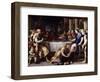 The Magdalen washing Christ's Feet in the House of Simon-Giordano Luca-Framed Giclee Print