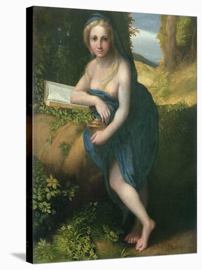 The Magdalene, c.1518-19-Correggio-Stretched Canvas