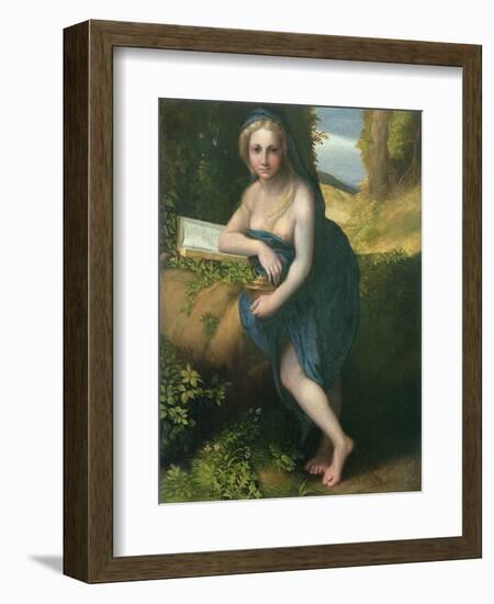 The Magdalene, c.1518-19-Correggio-Framed Giclee Print