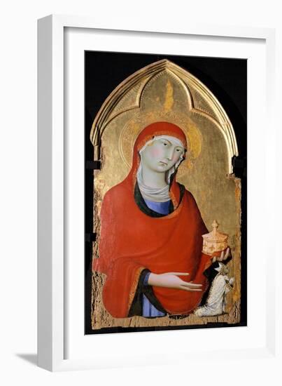 The Magdalene, Detail of Altarpiece of St Dominic-Simone Martini-Framed Giclee Print