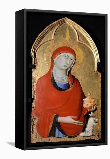 The Magdalene, Detail of Altarpiece of St Dominic-Simone Martini-Framed Stretched Canvas