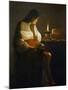 The Magdalene with a Night Light-Georges de La Tour-Mounted Giclee Print