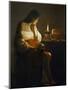 The Magdalene with a Night Light-Georges de La Tour-Mounted Premium Giclee Print