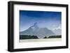 The Magellan Straits and Darwin Mountain range, Alberto de Agostini National Park, Tierra del Fuego-Alex Robinson-Framed Photographic Print