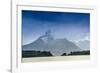 The Magellan Straits and Darwin Mountain range, Alberto de Agostini National Park, Tierra del Fuego-Alex Robinson-Framed Photographic Print