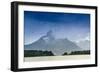 The Magellan Straits and Darwin Mountain range, Alberto de Agostini National Park, Tierra del Fuego-Alex Robinson-Framed Photographic Print