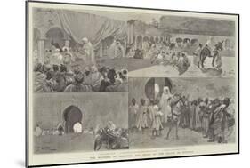 The Maghzen at Mequinez, the Court of the Sultan of Morocco-Gabriel Nicolet-Mounted Giclee Print