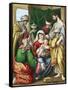 The Magi Presenting their Gifts to the Infant Jesus, C1860-null-Framed Stretched Canvas