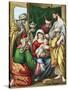 The Magi Presenting their Gifts to the Infant Jesus, C1860-null-Stretched Canvas