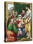 The Magi Presenting their Gifts to the Infant Jesus, C1860-null-Stretched Canvas