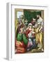 The Magi Presenting their Gifts to the Infant Jesus, C1860-null-Framed Giclee Print