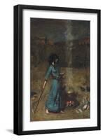 The Magic Circle, 1886-John William Waterhouse-Framed Giclee Print