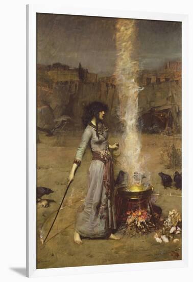 The Magic Circle-John William Waterhouse-Framed Giclee Print