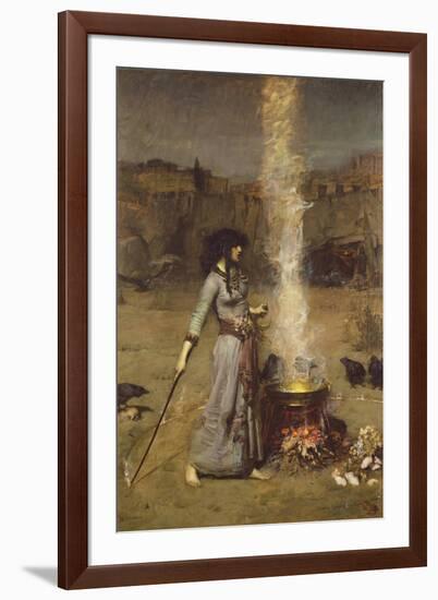 The Magic Circle-John William Waterhouse-Framed Giclee Print