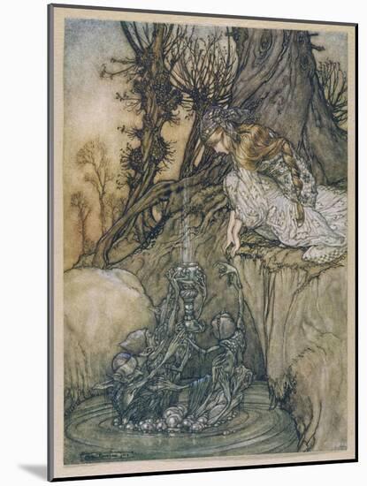 The Magic Cup-Arthur Rackham-Mounted Art Print