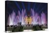 The Magic Fountain Light Show in Front of the National Palace, Barcelona.-Jon Hicks-Stretched Canvas