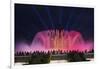 The Magic Fountain Light Show in Front of the National Palace, Barcelona.-Jon Hicks-Framed Photographic Print