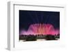 The Magic Fountain Light Show in Front of the National Palace, Barcelona.-Jon Hicks-Framed Photographic Print