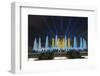 The Magic Fountain Light Show in Front of the National Palace, Barcelona.-Jon Hicks-Framed Photographic Print