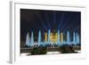 The Magic Fountain Light Show in Front of the National Palace, Barcelona.-Jon Hicks-Framed Photographic Print