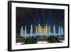 The Magic Fountain Light Show in Front of the National Palace, Barcelona.-Jon Hicks-Framed Photographic Print