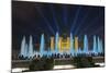 The Magic Fountain Light Show in Front of the National Palace, Barcelona.-Jon Hicks-Mounted Photographic Print