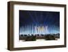 The Magic Fountain Light Show in Front of the National Palace, Barcelona.-Jon Hicks-Framed Photographic Print