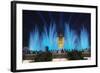 The Magic Fountain Light Show in Front of the National Palace, Barcelona.-Jon Hicks-Framed Photographic Print