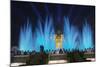 The Magic Fountain Light Show in Front of the National Palace, Barcelona.-Jon Hicks-Mounted Photographic Print