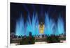 The Magic Fountain Light Show in Front of the National Palace, Barcelona.-Jon Hicks-Framed Photographic Print