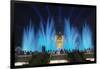 The Magic Fountain Light Show in Front of the National Palace, Barcelona.-Jon Hicks-Framed Photographic Print