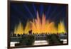 The Magic Fountain Light Show in Front of the National Palace, Barcelona.-Jon Hicks-Framed Photographic Print