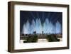 The Magic Fountain Light Show in Front of the National Palace, Barcelona.-Jon Hicks-Framed Photographic Print