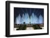 The Magic Fountain Light Show in Front of the National Palace, Barcelona.-Jon Hicks-Framed Photographic Print