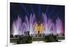 The Magic Fountain Light Show in Front of the National Palace, Barcelona.-Jon Hicks-Framed Photographic Print