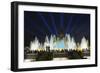 The Magic Fountain Light Show in Front of the National Palace, Barcelona.-Jon Hicks-Framed Photographic Print