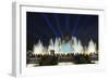 The Magic Fountain Light Show in Front of the National Palace, Barcelona.-Jon Hicks-Framed Photographic Print