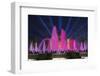 The Magic Fountain Light Show in Front of the National Palace, Barcelona.-Jon Hicks-Framed Photographic Print