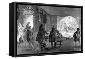 The Magic Lantern, 1730-1809-Paul Sandby-Framed Stretched Canvas