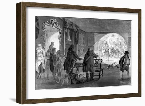 The Magic Lantern, 1730-1809-Paul Sandby-Framed Giclee Print