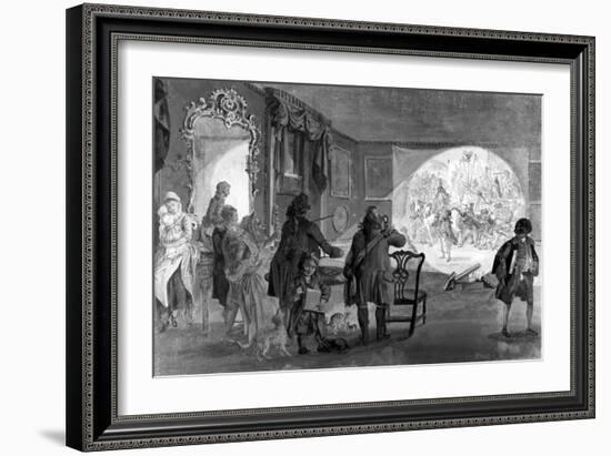 The Magic Lantern, 1730-1809-Paul Sandby-Framed Giclee Print