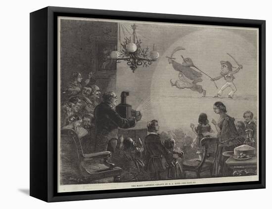 The Magic Lantern-Henry George Hine-Framed Stretched Canvas