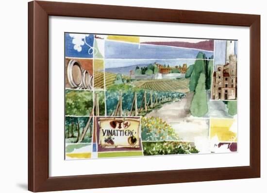 The Magic of Tuscany III-Werner Plank-Framed Art Print