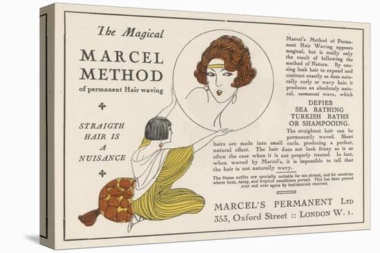 The Magical Marcel Method of Permanent Hair Waving-null-Stretched Canvas