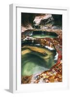 The Magical Subway, Autumn Zion National Park, Natural Wonder, Southern Utah-Vincent James-Framed Photographic Print