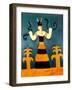 The magician, 1999, (oil on linen)-Cristina Rodriguez-Framed Giclee Print
