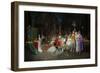 The Magician at the Palace-Eugenio Lucas Villaamil-Framed Giclee Print