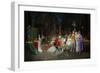 The Magician at the Palace-Eugenio Lucas Villaamil-Framed Giclee Print