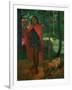 The Magician of Hiva Oa or the Marquisian Man with the Red Cape, 1902-Paul Gauguin-Framed Giclee Print