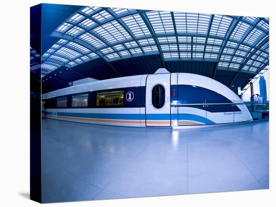 The Maglev Train, Fastest Train in the World, Shanghai, China-Miva Stock-Stretched Canvas